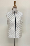 CUT LOOSE Quilted Parachute Zip Front Vest - 6595655 - MOONBEAM