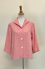 Fridaze AA02 - Sailor Wrinkle Resistance Linen Jacket - SPICE STRIPES