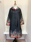 UbU Jacket - Long Parisian With Pleated Hood (RDFL)