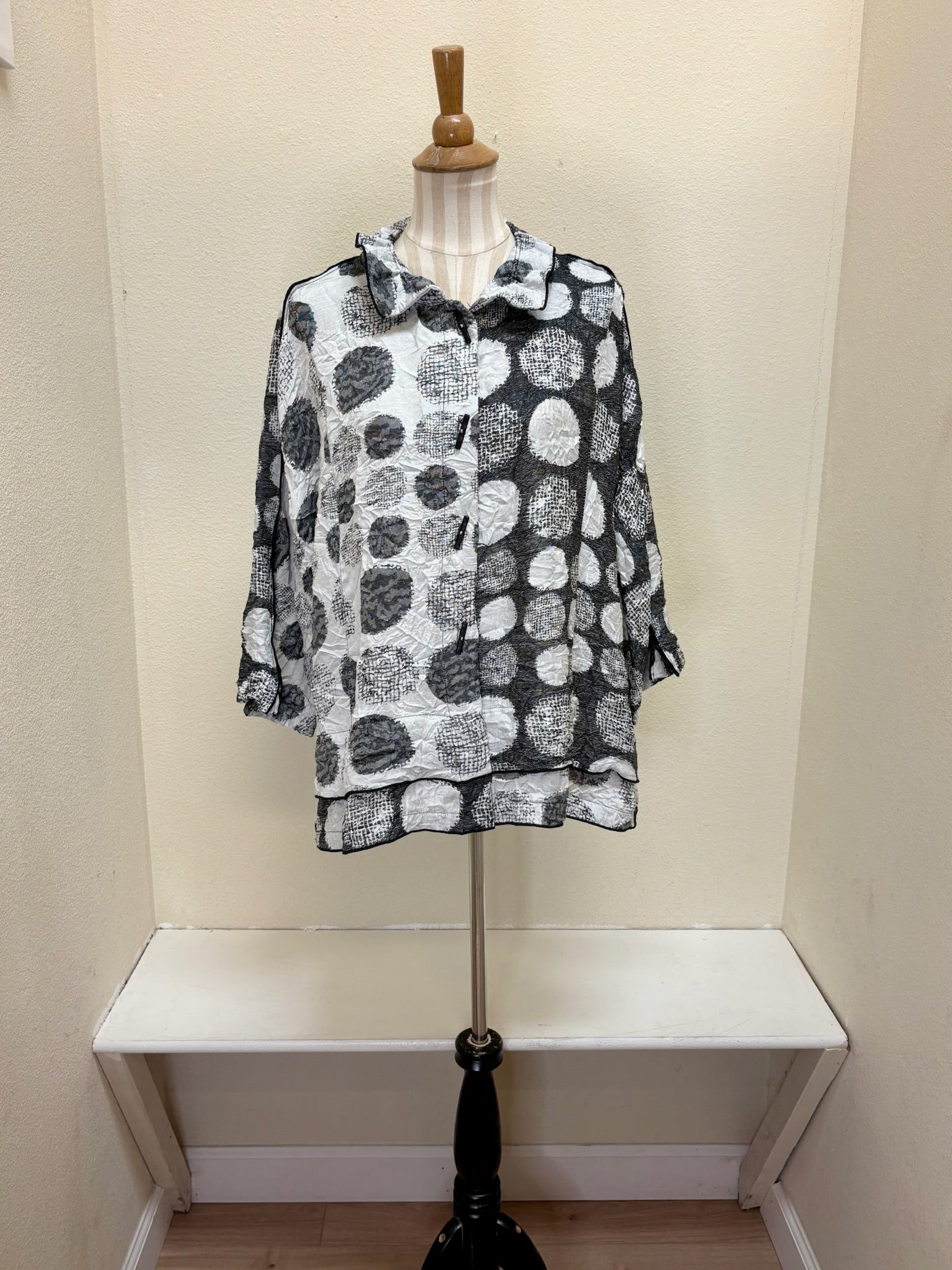 Moonlight Polka-Dot Jacket - 3976