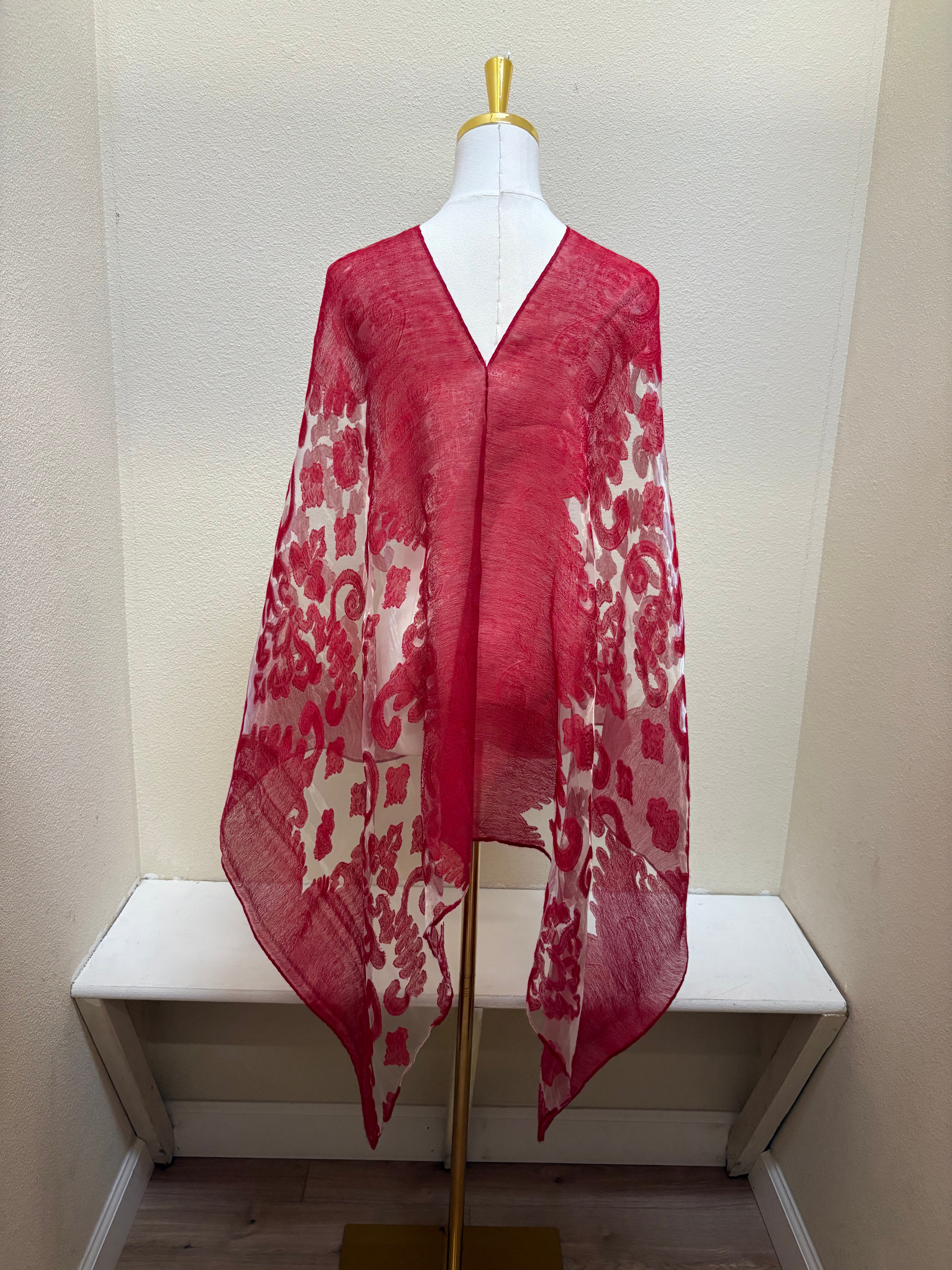 Spain In America Poncho - PRINT 22
