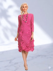 Vanite Couture Dress - 81850 - BARBIE PINK