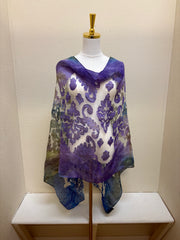 Spain In America Poncho - PRINT 17