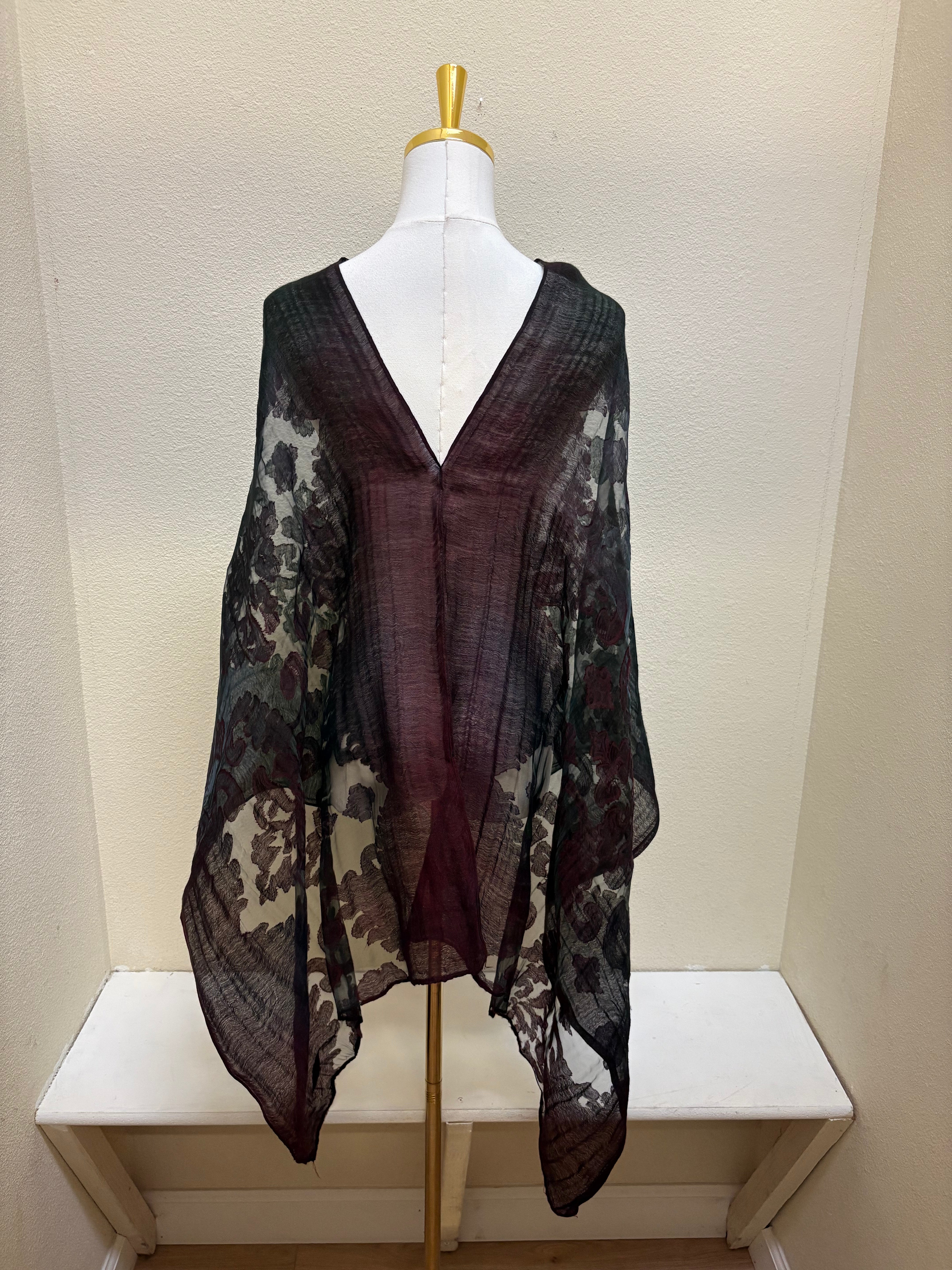 Spain In America Poncho - PRINT 7
