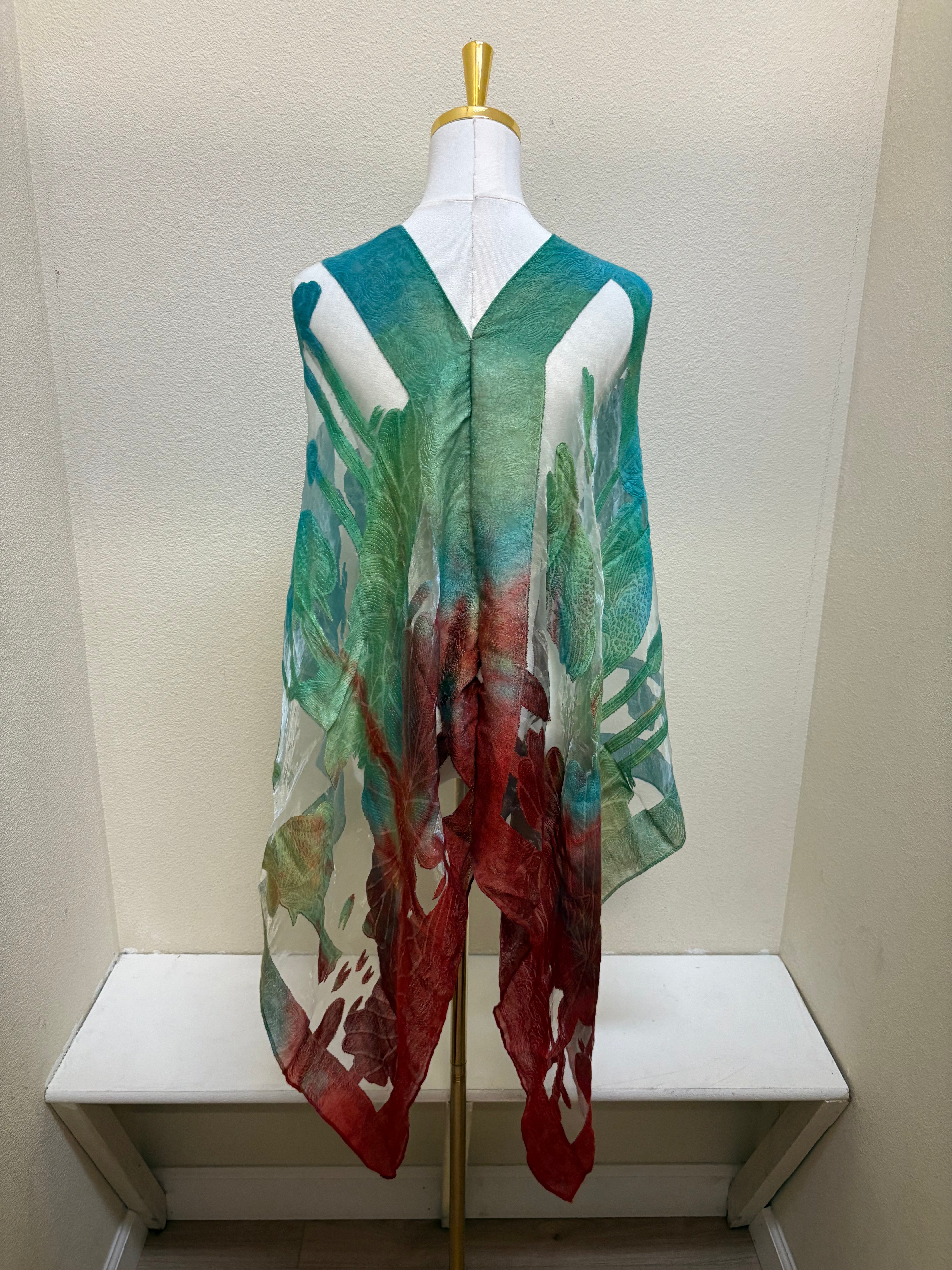 Spain In America Poncho - PRINT 34