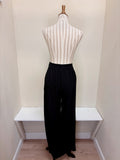 DAMEE WIDE LEG CRINKLE PANTS - 1223-BLK - XL ONLY