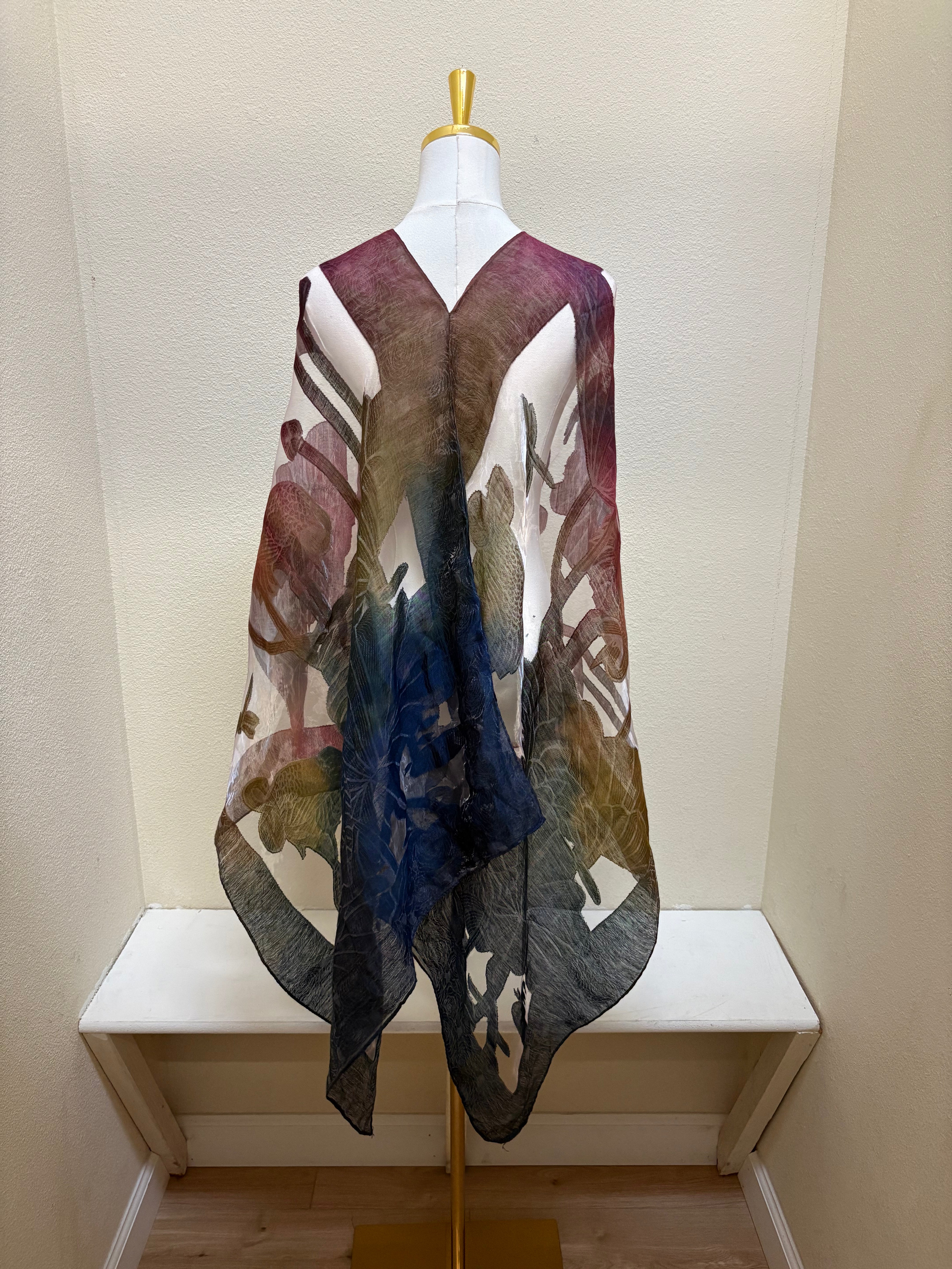 Spain In America Poncho - PRINT 13