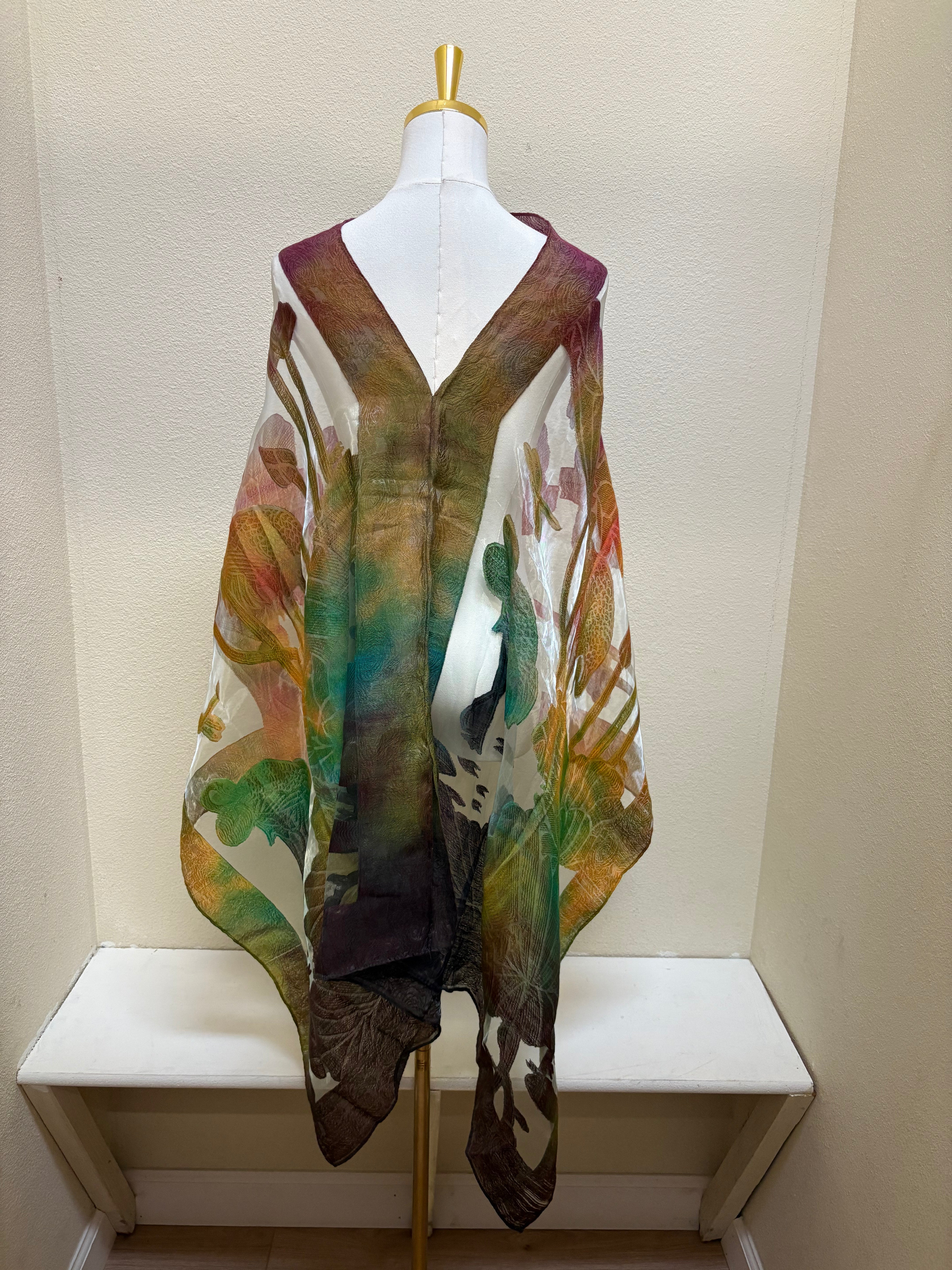 Spain In America Poncho - PRINT 24