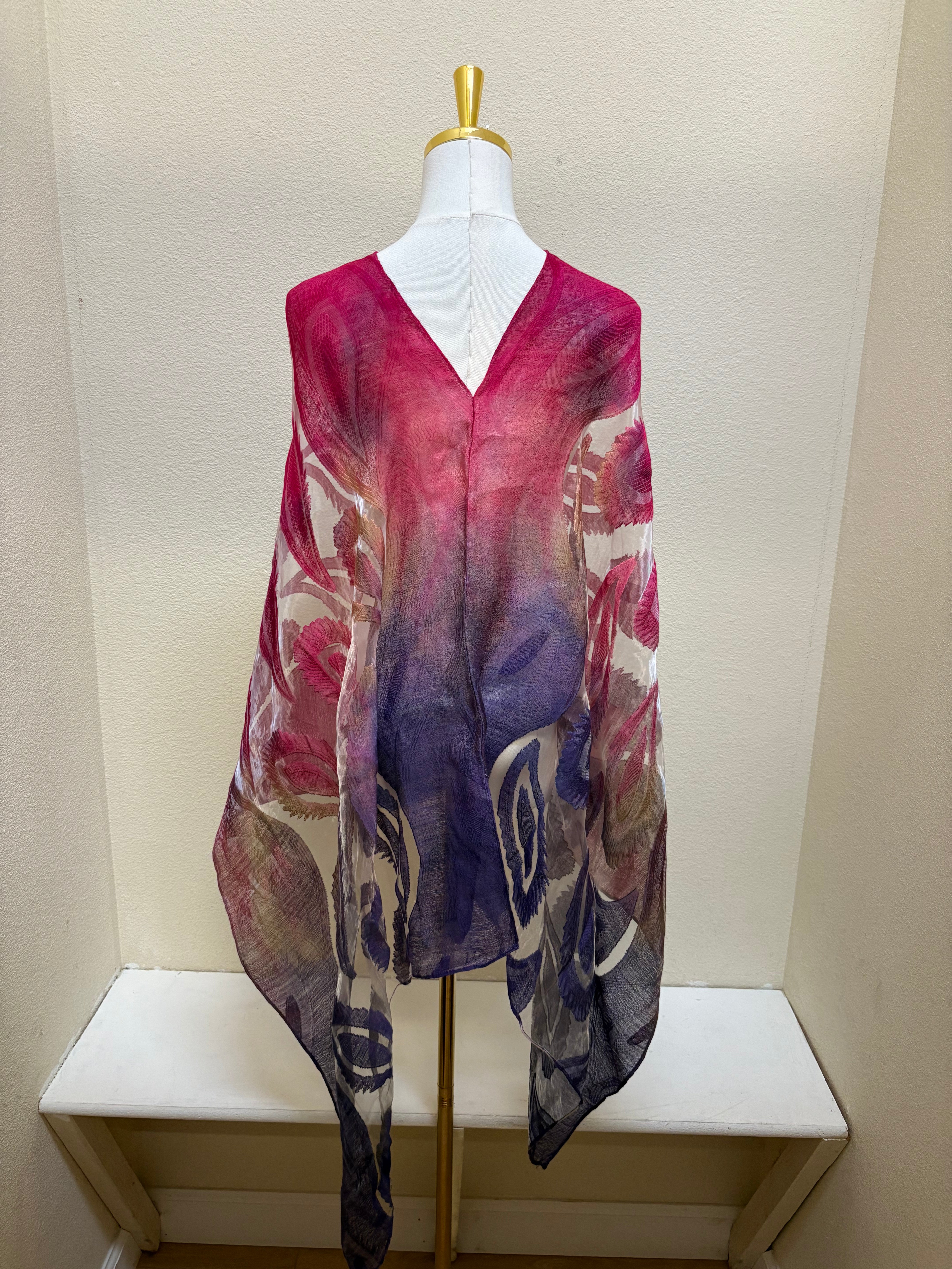 Spain In America Poncho - PRINT 6