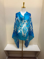 Spain In America Poncho - PRINT 30