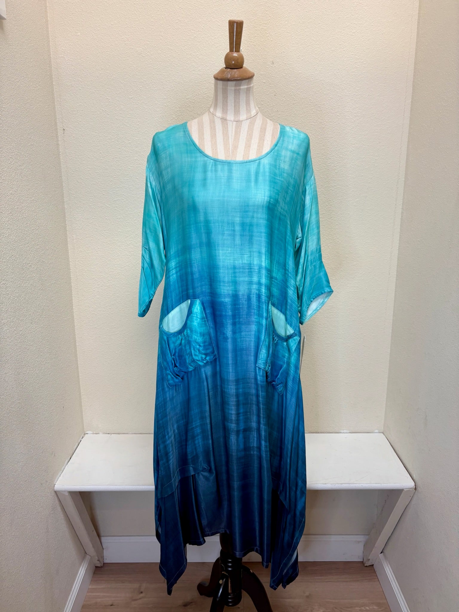 IC COLLECTION Dress - 7053D - BLUE