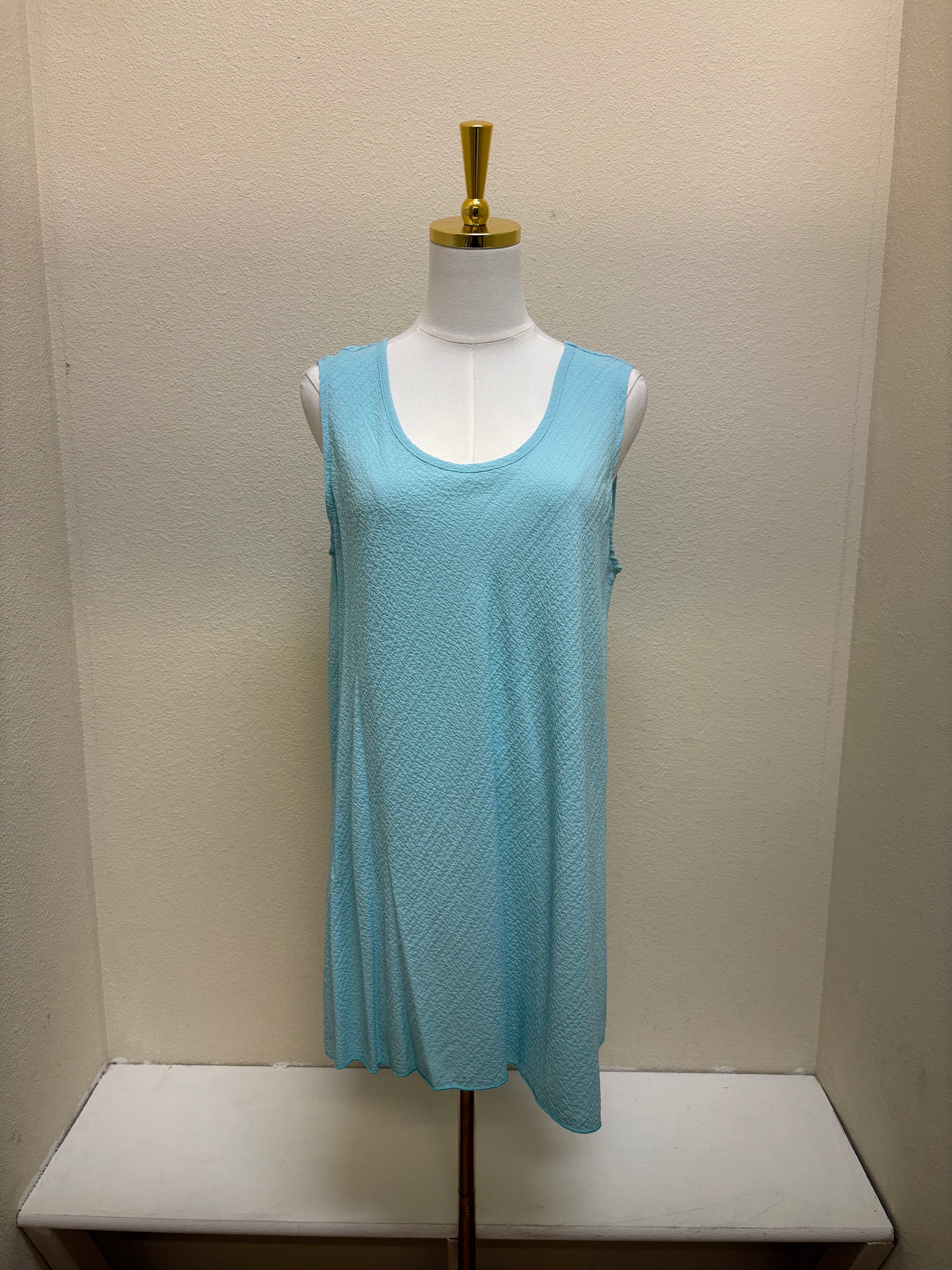 MOONLIGHT Solid Pale Blue Shell Tank - 306 NP