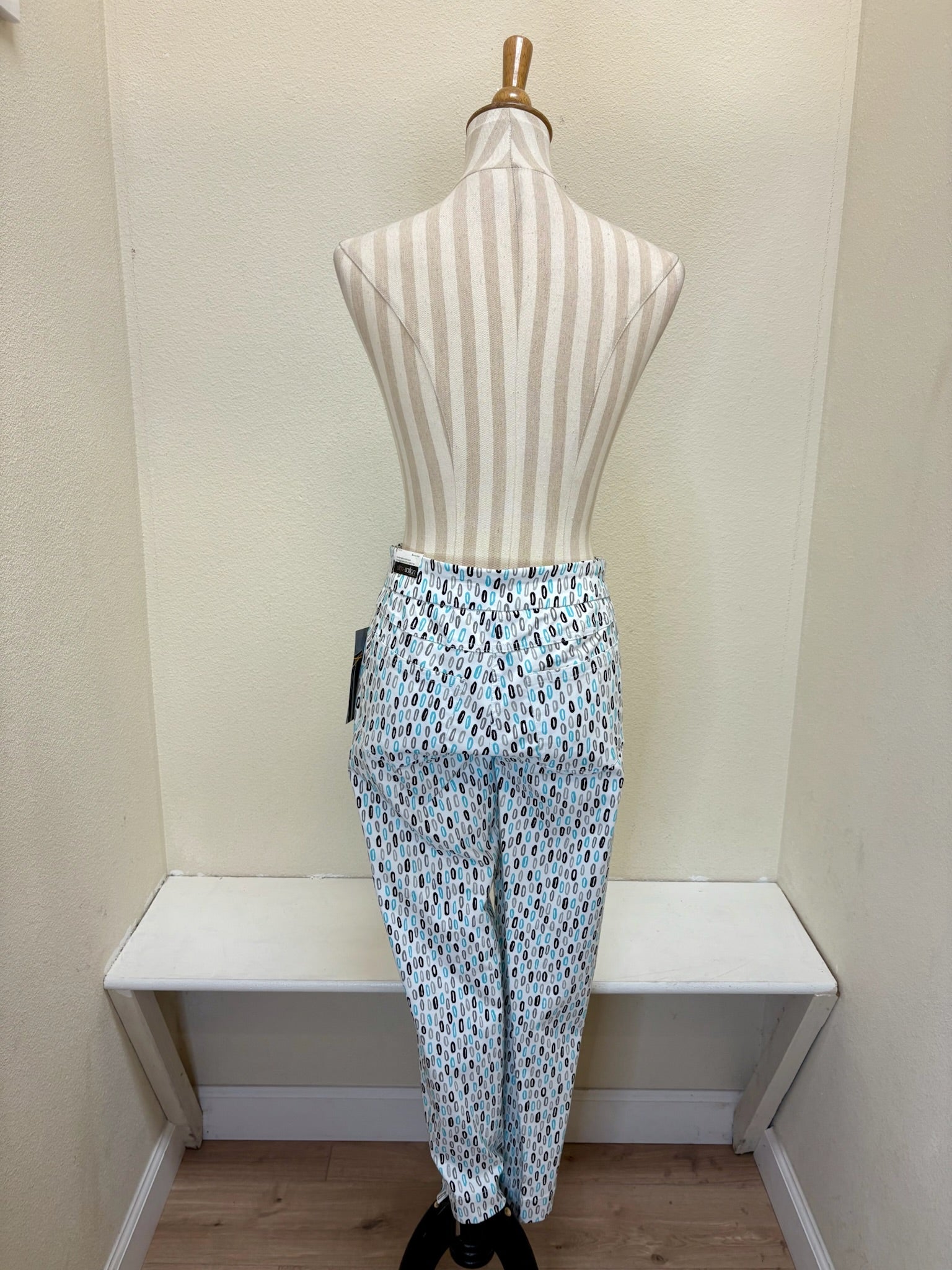 Slimsation ANKLE Women's Pant With Back Pockets (M14703PM) - MULTI