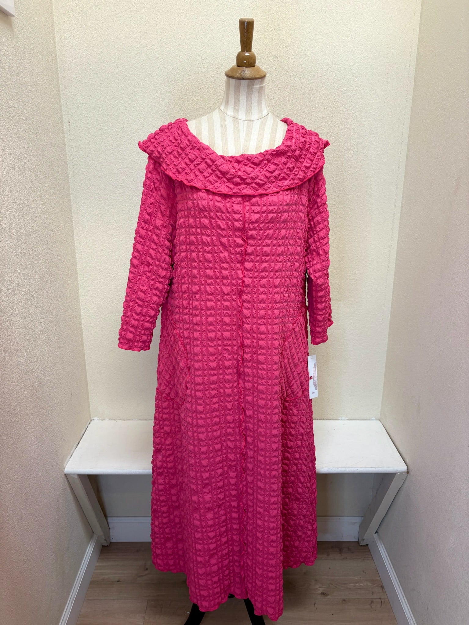 IC COLLECTION Dress - 7090D - FUCHSIA