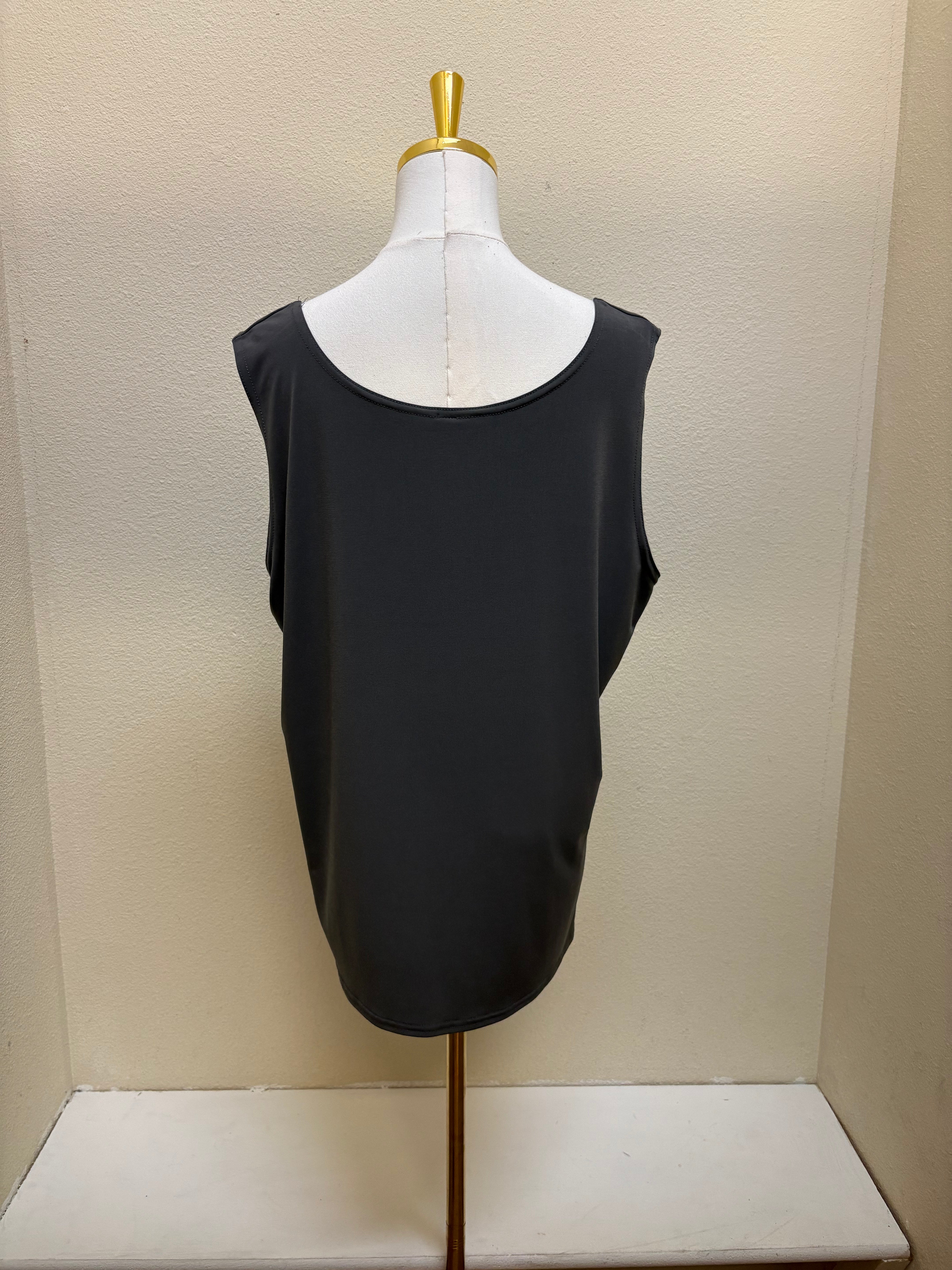 IC COLLECTION Pant- 7760TP- CHARCOAL - TANK