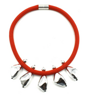 CHRISTINA BRAMPTI NECKLACE - CB-CORD 2457S RED