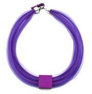 CHRISTINA BRAMPTI NECKLACE - CB-MESH 2469 PURPLE
