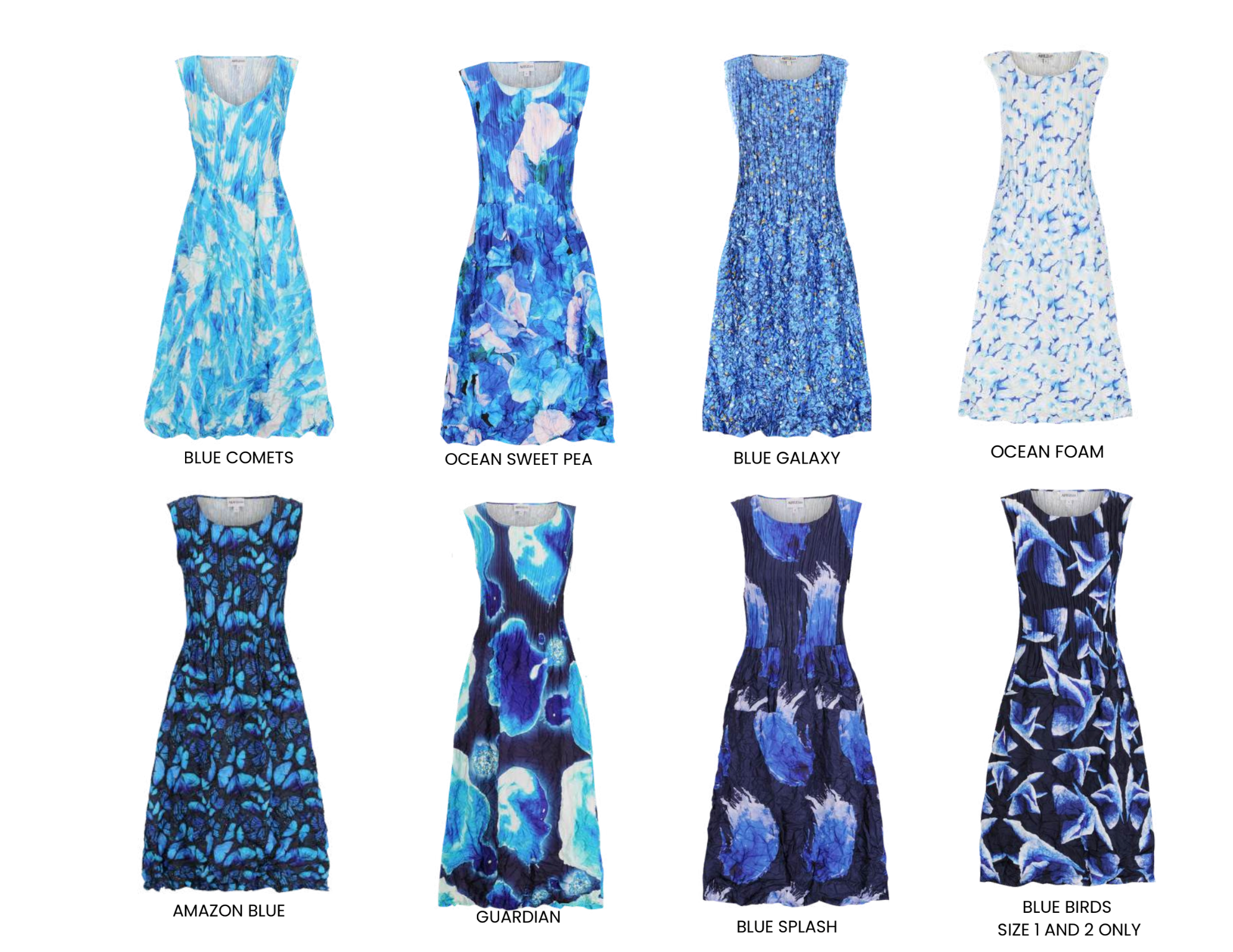 Alquema Smash Pocket Dress - BLUE BIRDS