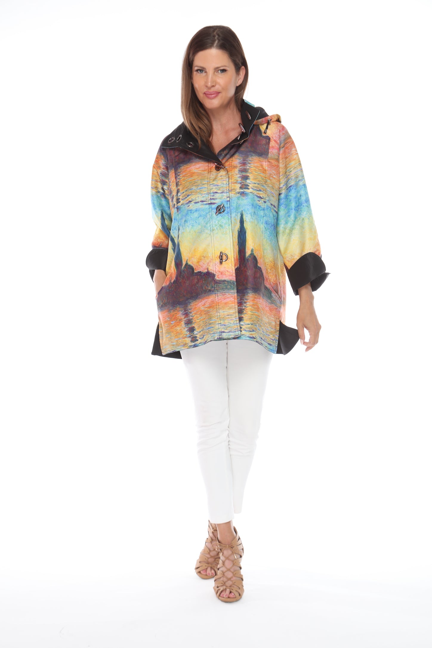 Oopera Raincoat - SAN GIORGIO MAGGIORE AT DUSK - J3240RW-1