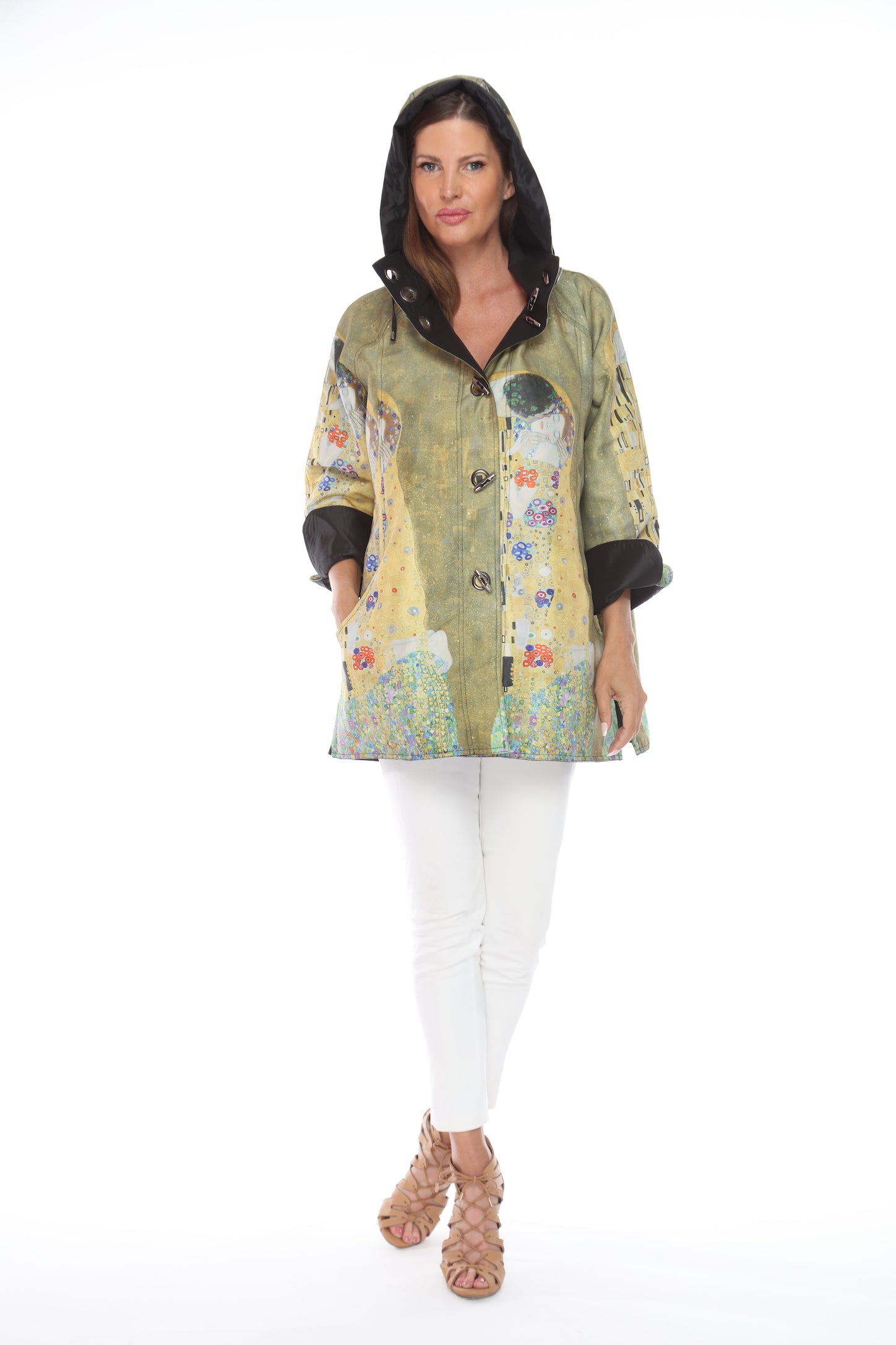 Oopera Reversible Raincoat - THE KISS (KLIMT) - J3240RW-2 – The
