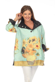 Oopera Reversible Raincoat - SUNFLOWER 1888 VAN GOGH - J4239RW-1