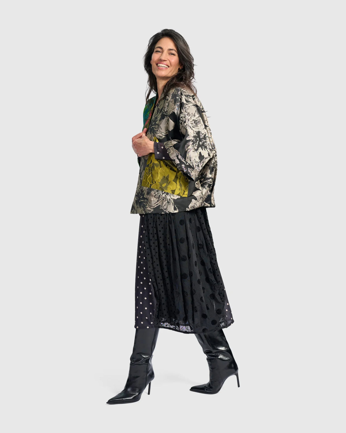 ALEMBIKA Luster Jacket - EJ125F - JACQUARD MIX