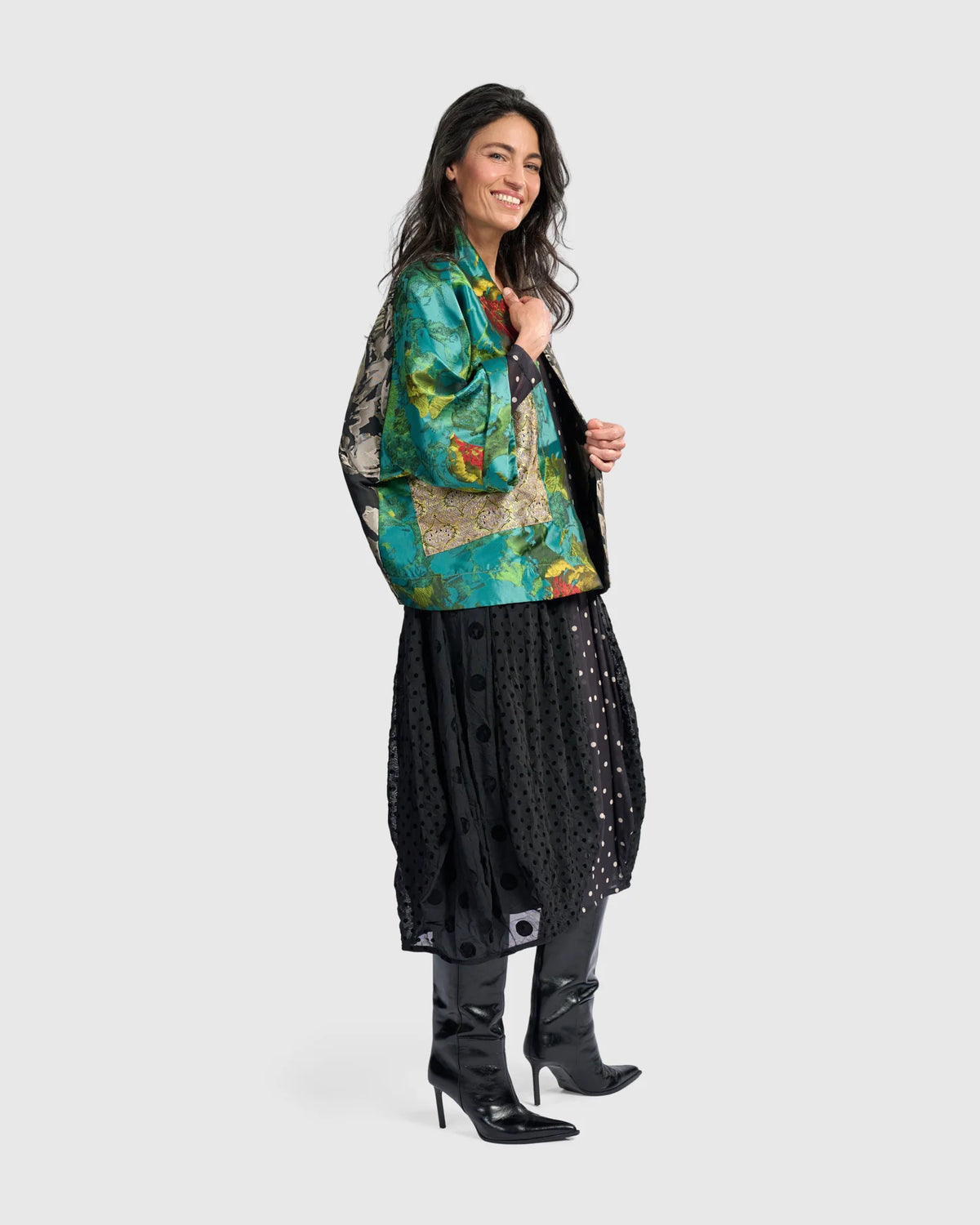 ALEMBIKA Luster Jacket - EJ125F - JACQUARD MIX