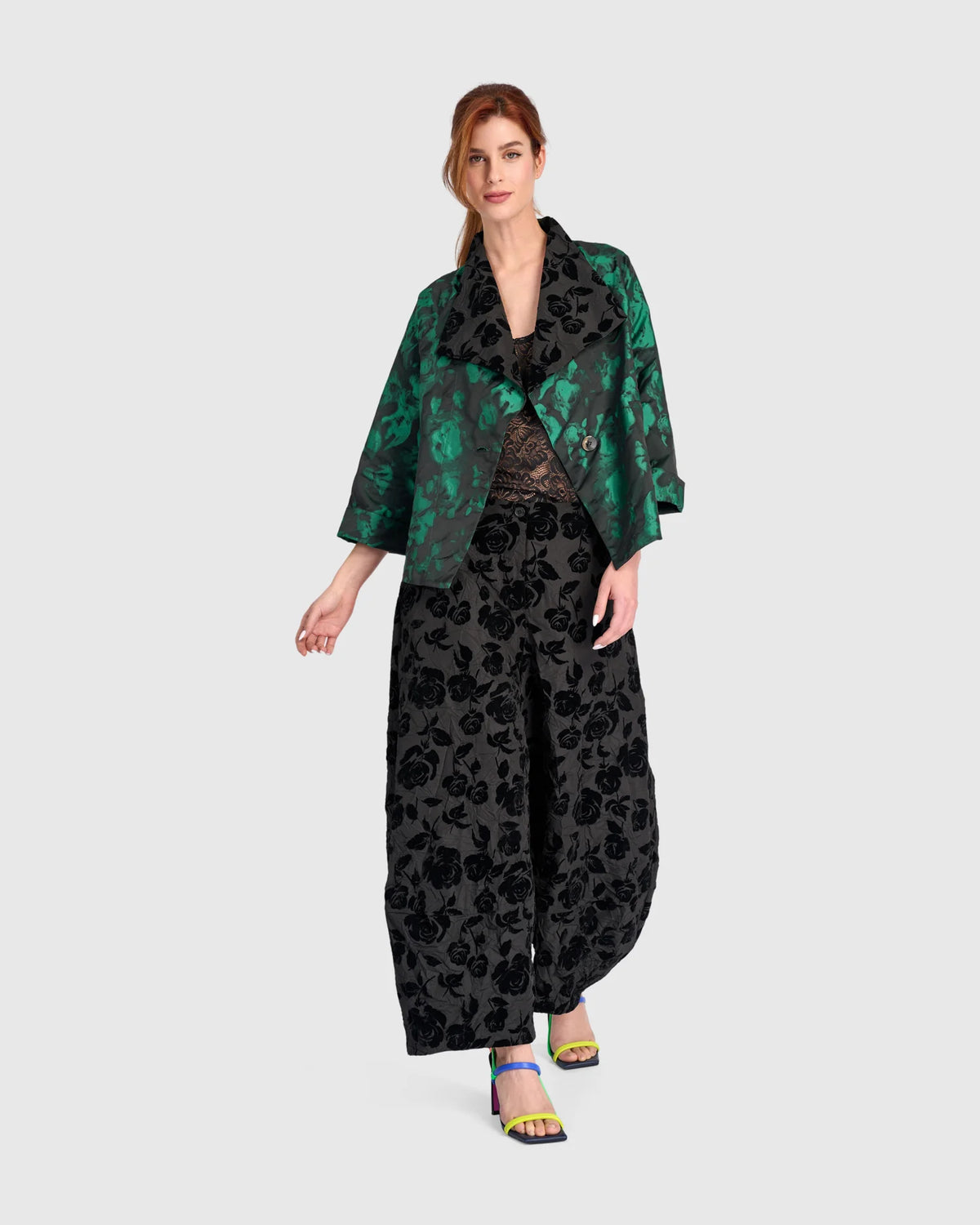 ALEMBIKA Palatial Cocktail Jacket - EJ127E - EMERALD