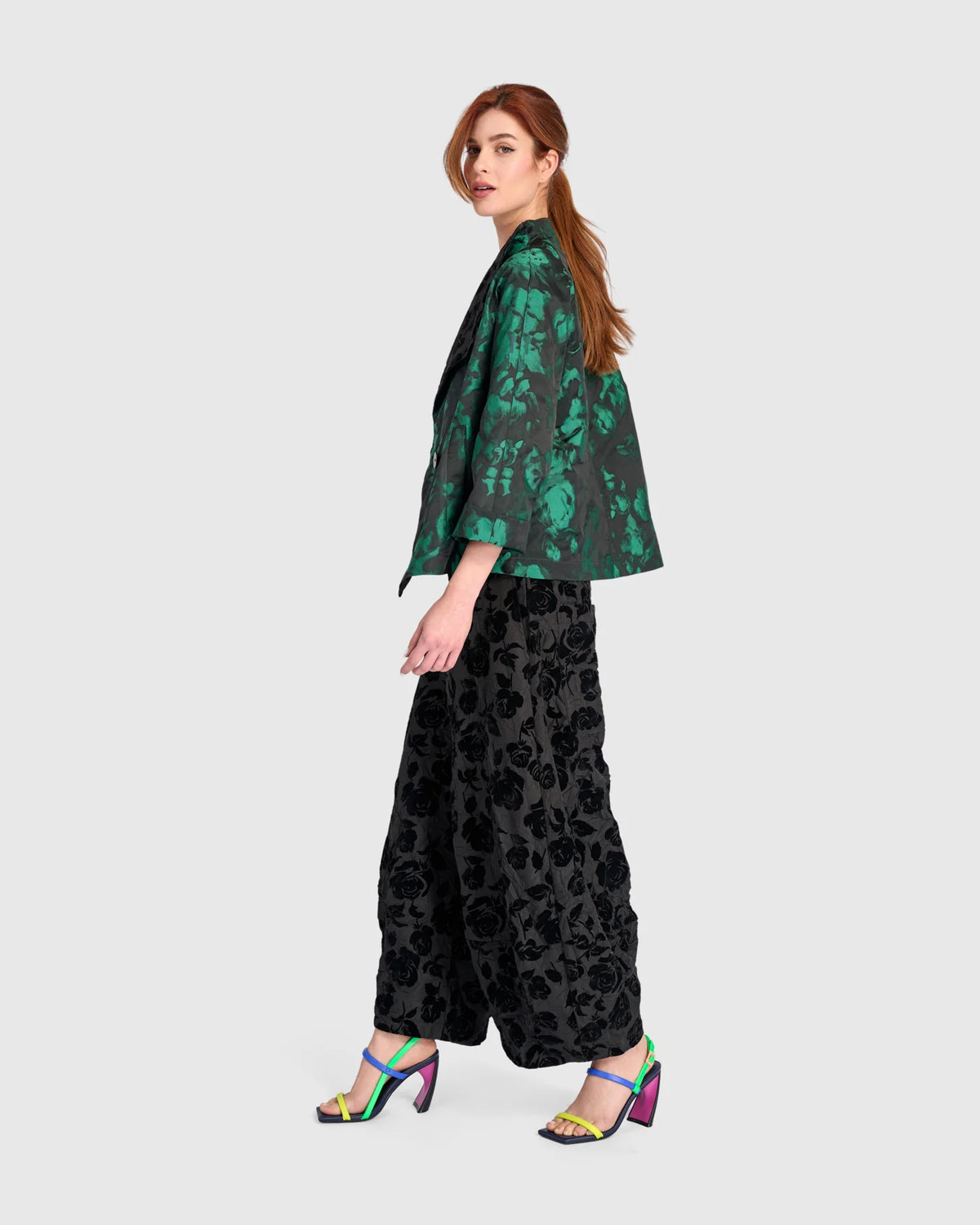 ALEMBIKA Palatial Cocktail Jacket - EJ127E - EMERALD