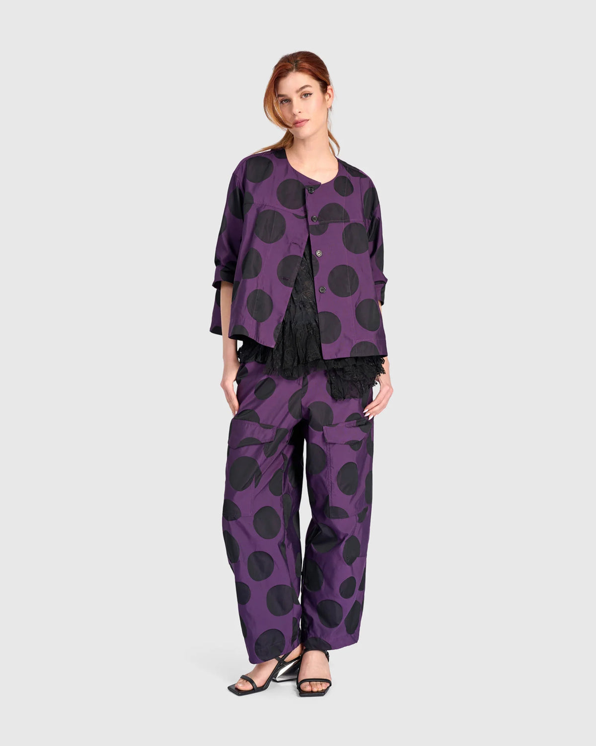 ALEMBIKA Damson Topper Jacket - EJ128V - PLUM