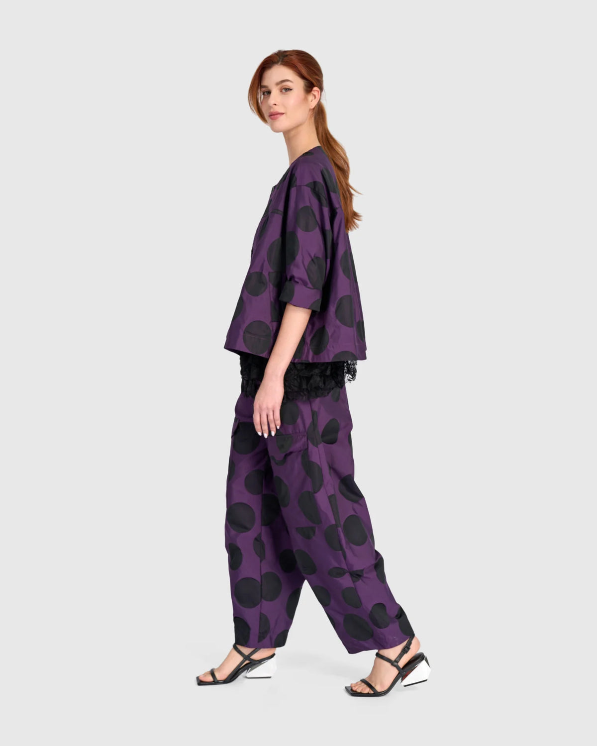 ALEMBIKA Damson Topper Jacket - EJ128V - PLUM