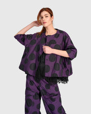 ALEMBIKA Damson Topper Jacket - EJ128V - PLUM