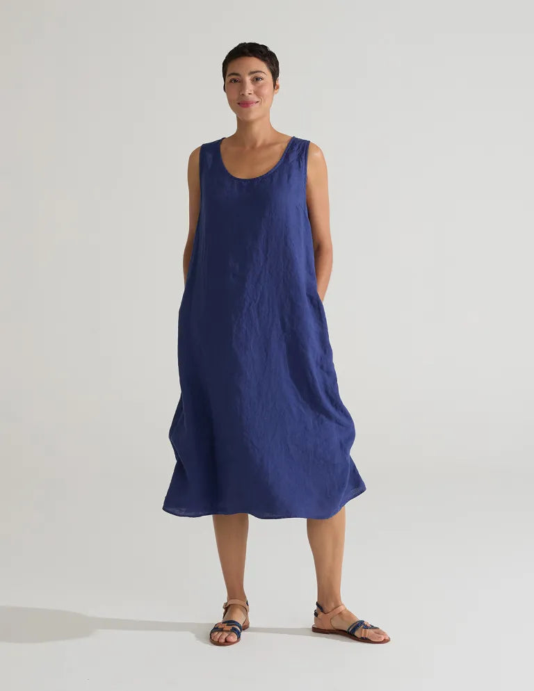 CUT LOOSE - Hanky Linen Tie Dress