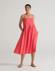 CUT LOOSE - Rayon Parachute Flowy Dress- 6210608