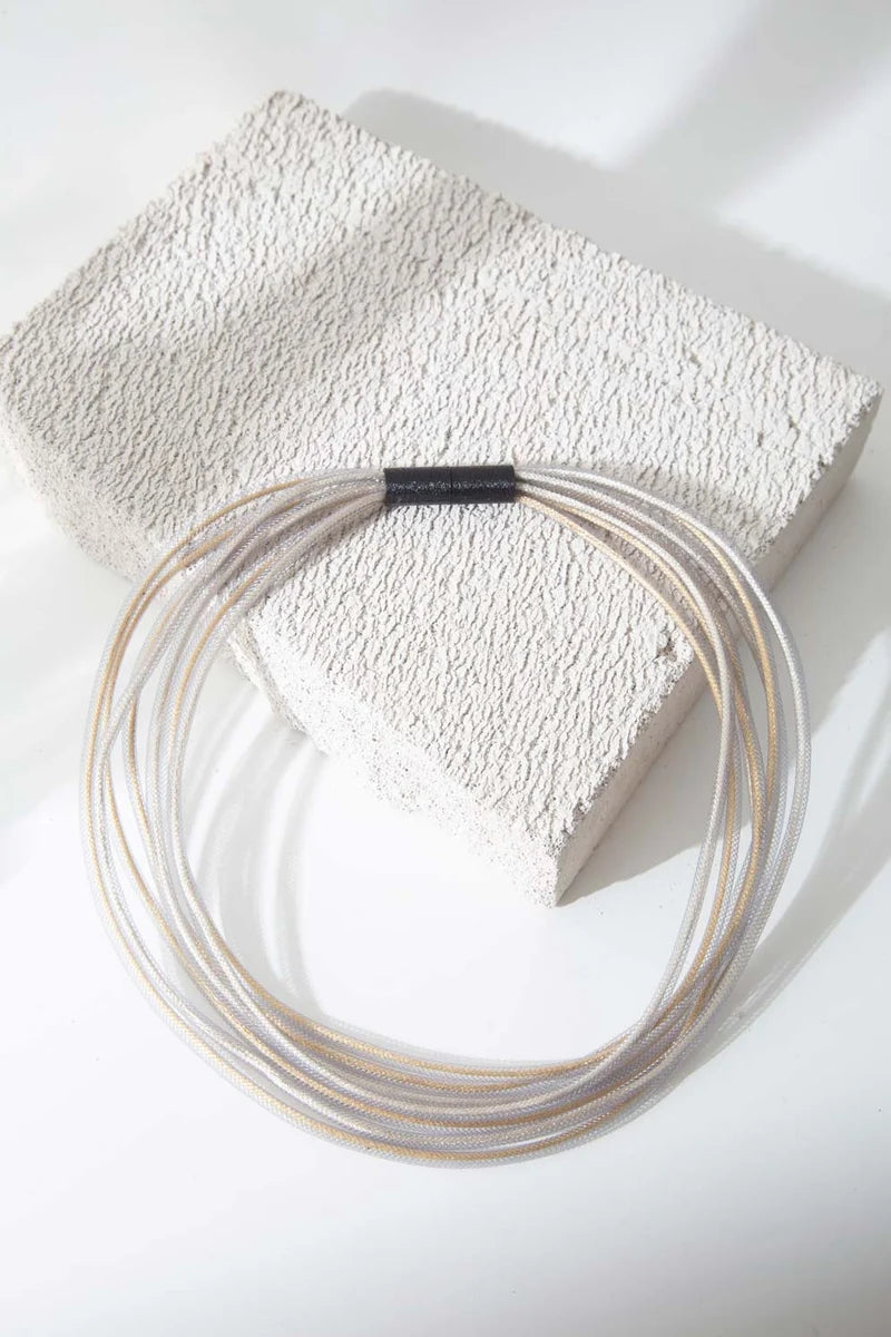 ISKIN SISTERS Life Necklace Round - LF16IG-JN - IVORY/GOLD