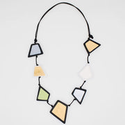 SYLCA Dramatic Black Stori Statement Necklace - LS24N52 - BLACK