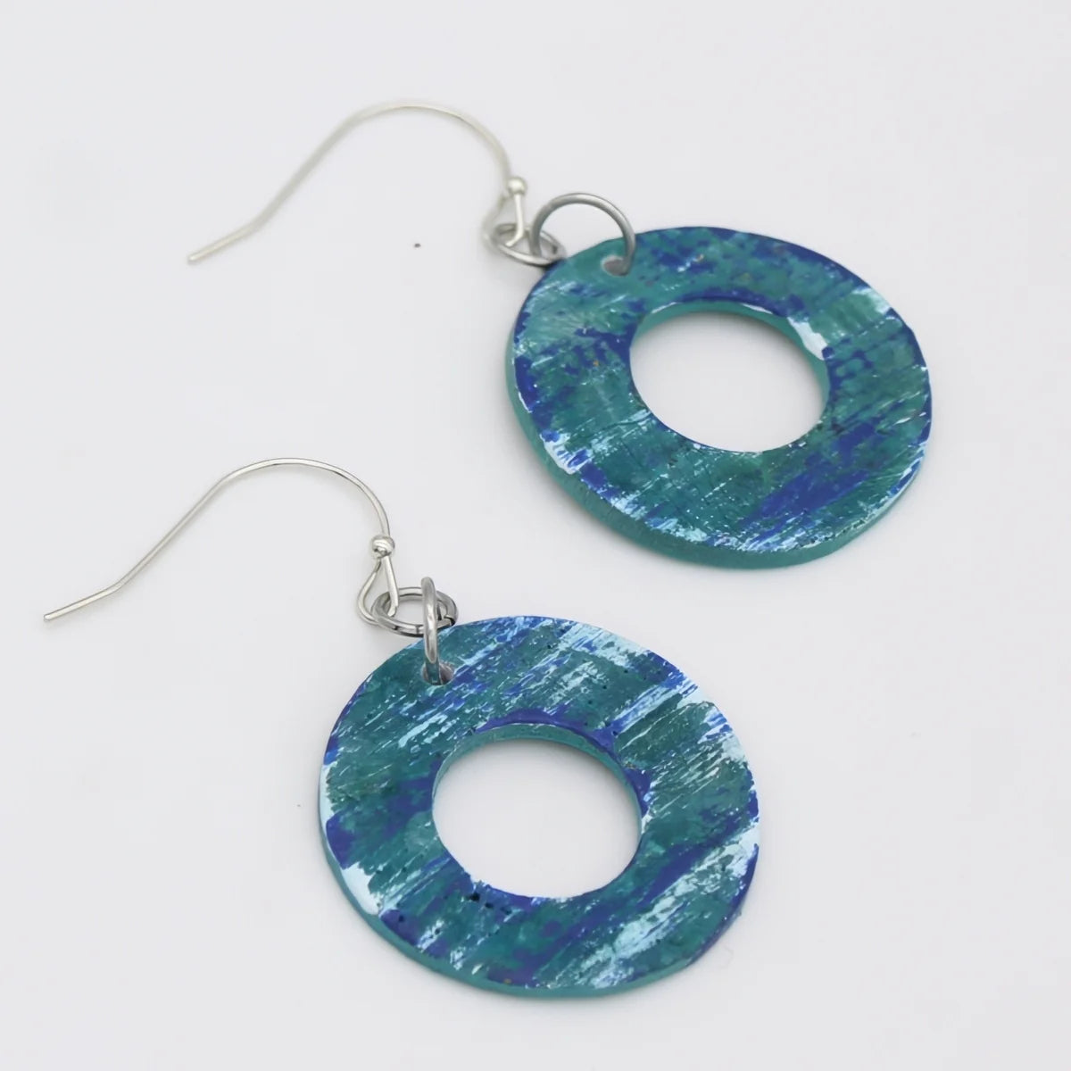 SYLCA Blue Earthsong Dangle Earrings