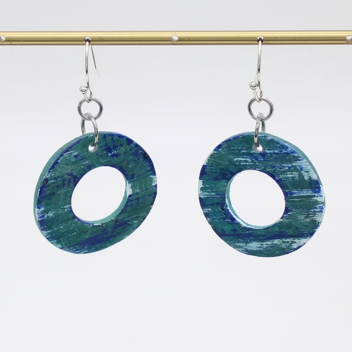 SYLCA Blue Earthsong Dangle Earrings