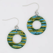 SYLCA Green Earthsong Dangle Earrings