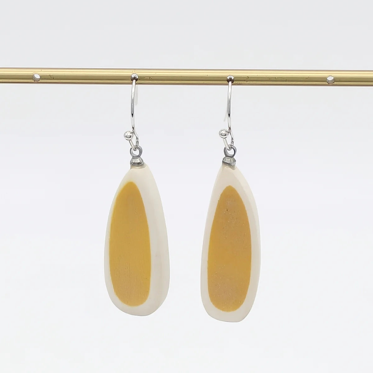 SYLCA Yellow Laurel Statement Earring
