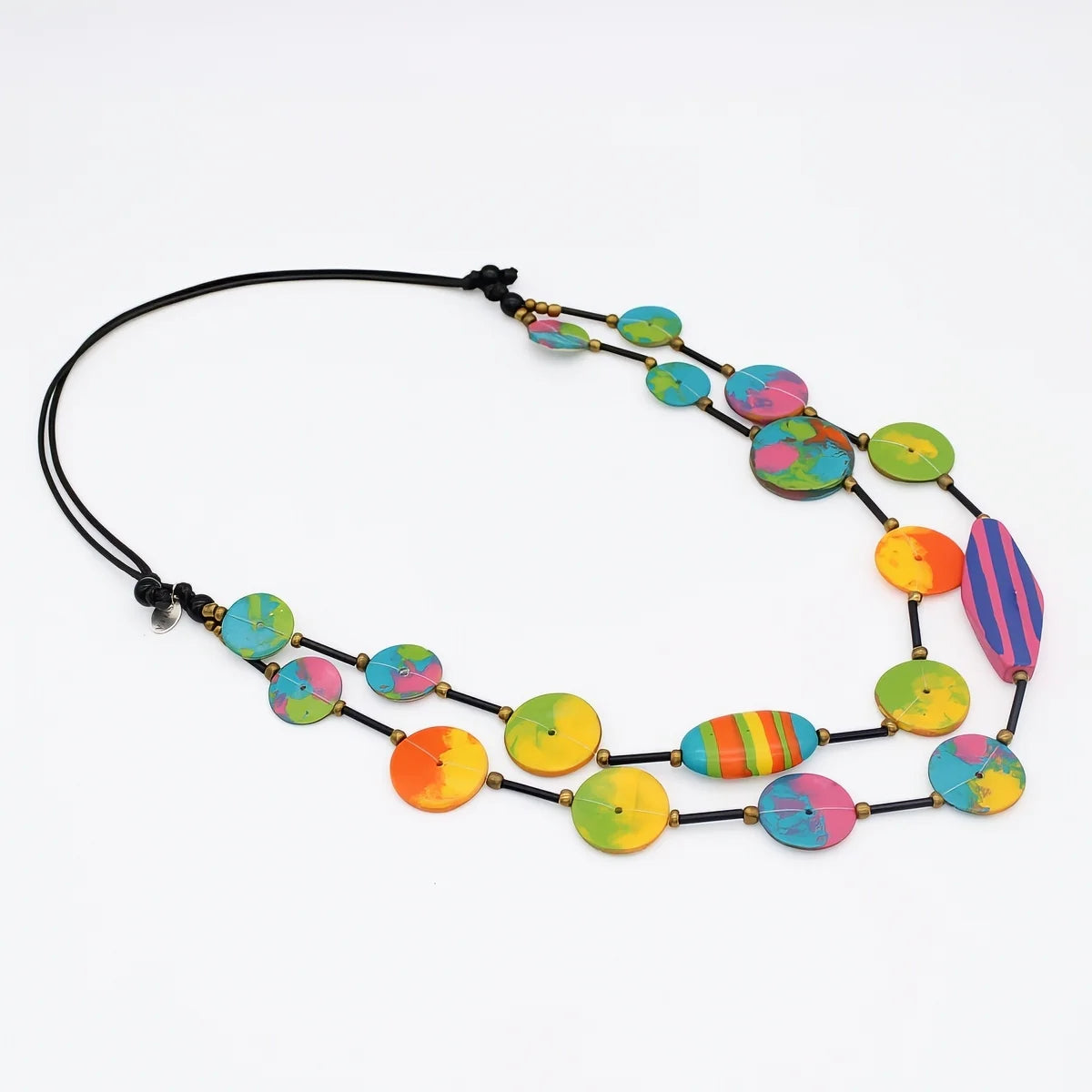 SYLCA Reese Colorburst Double Strand Necklace