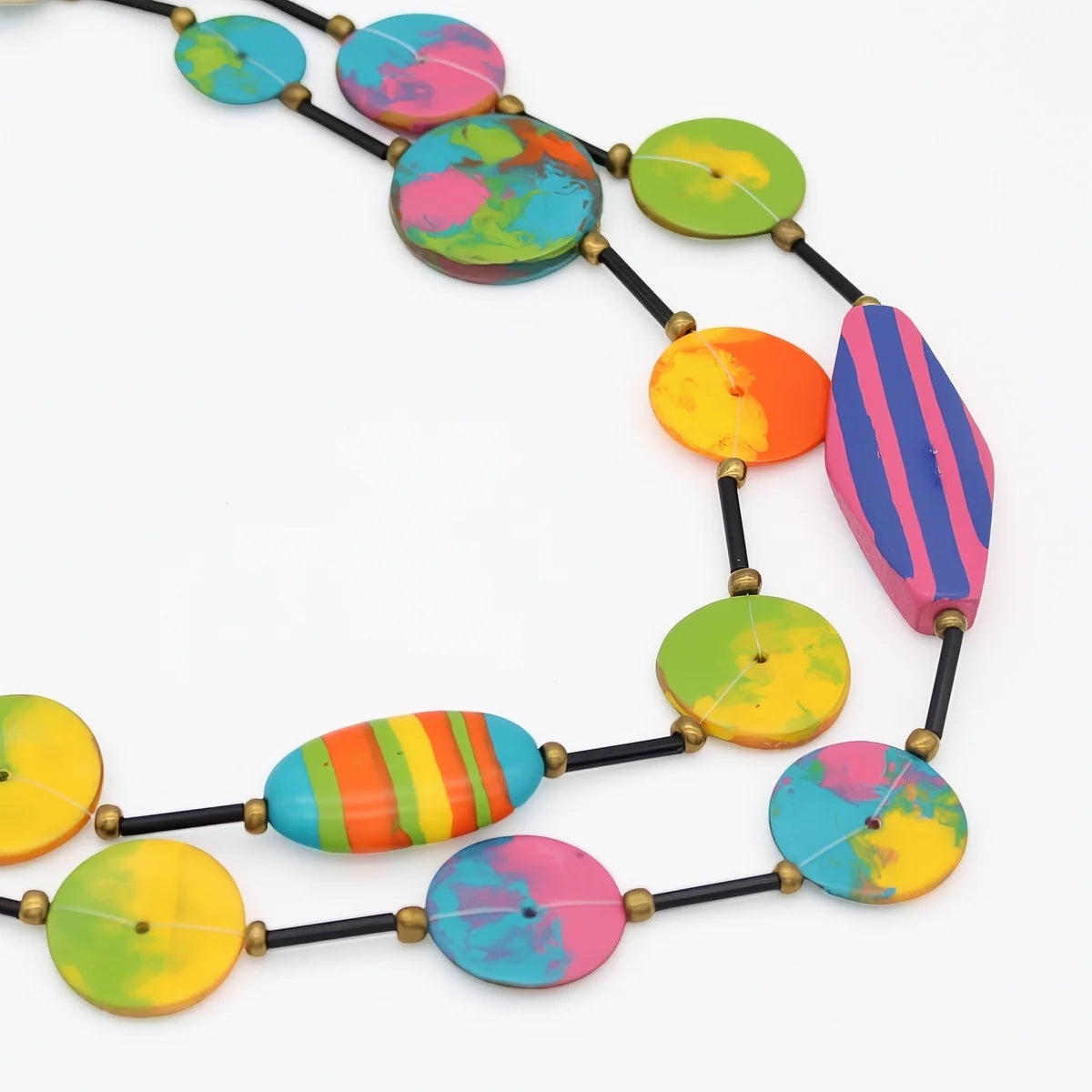 SYLCA Reese Colorburst Double Strand Necklace