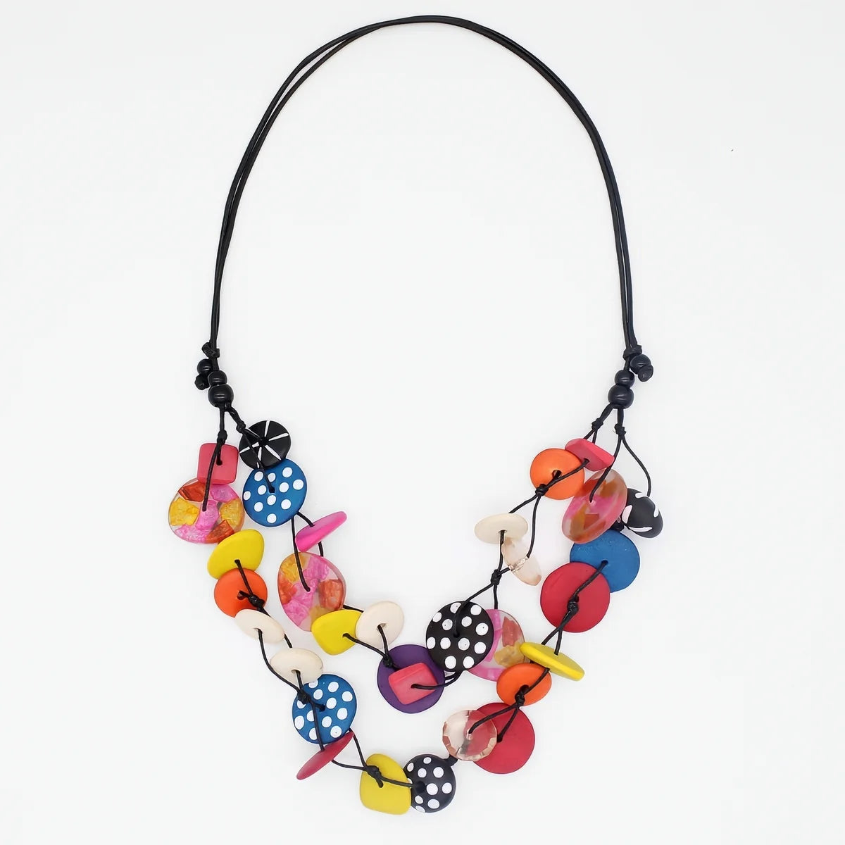SYLCA Colorburst Confetti Layers Necklace