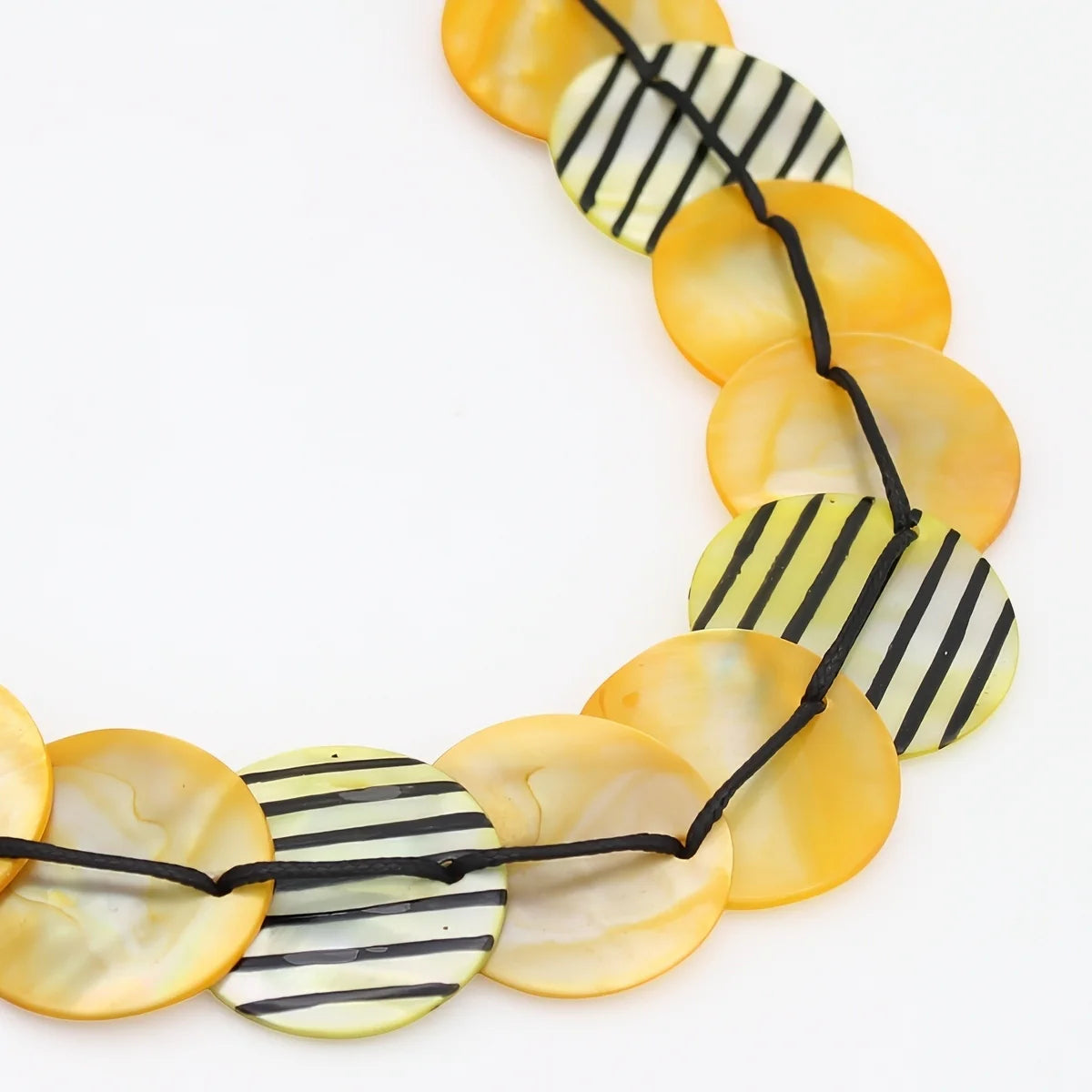 SYLCA Yellow Jessa Collar Necklace
