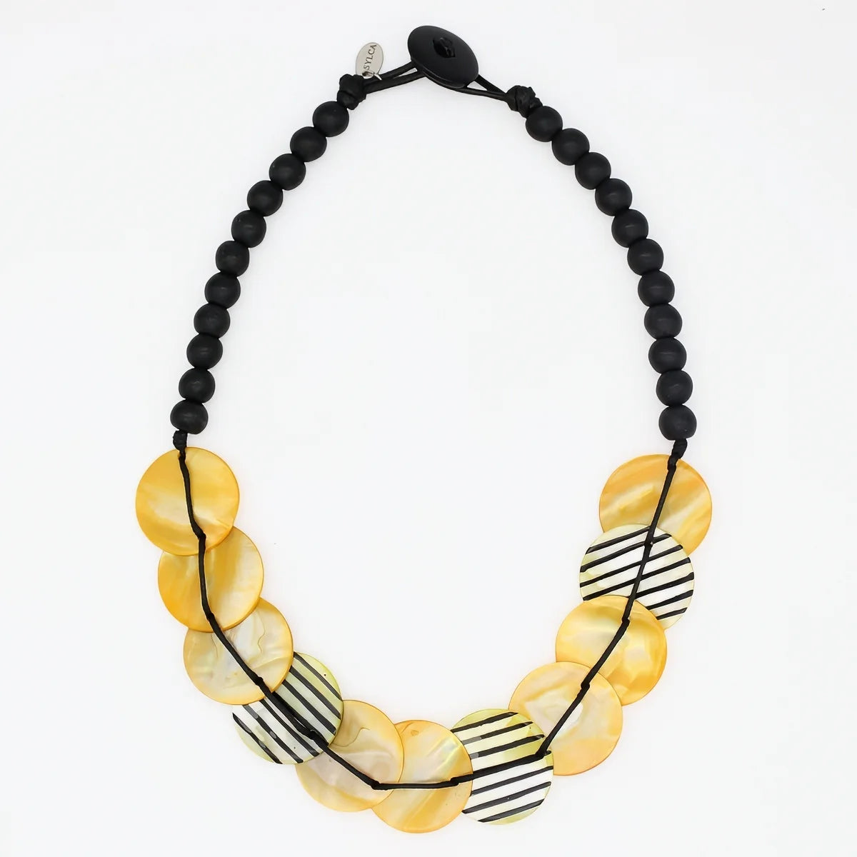 SYLCA Yellow Jessa Collar Necklace