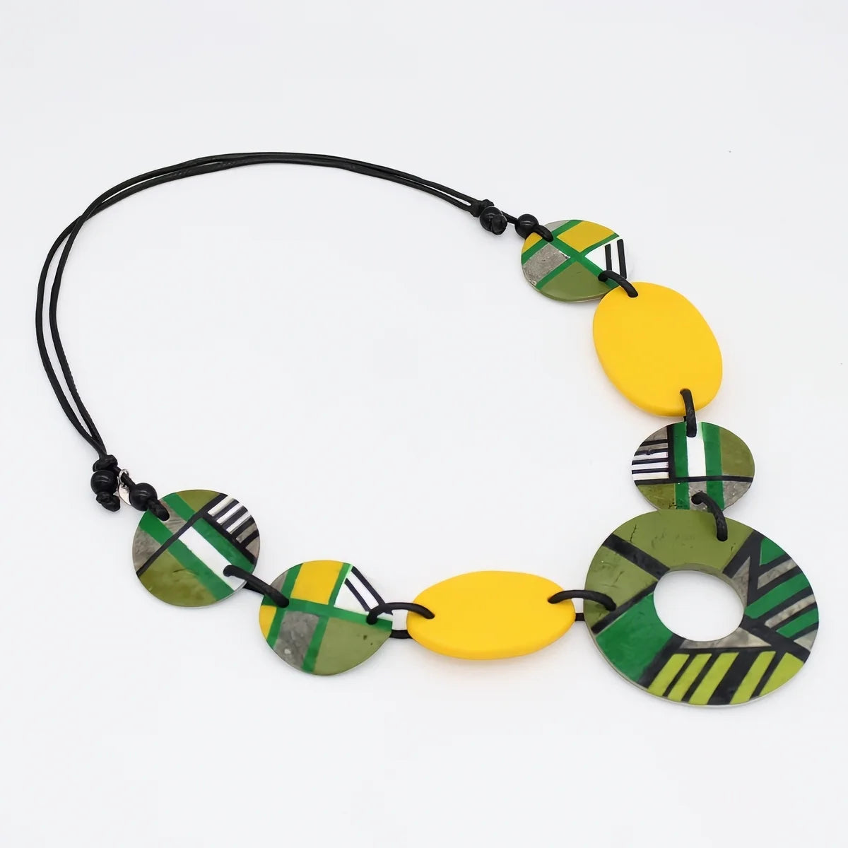 SYLCA Green Geo Addie Necklace