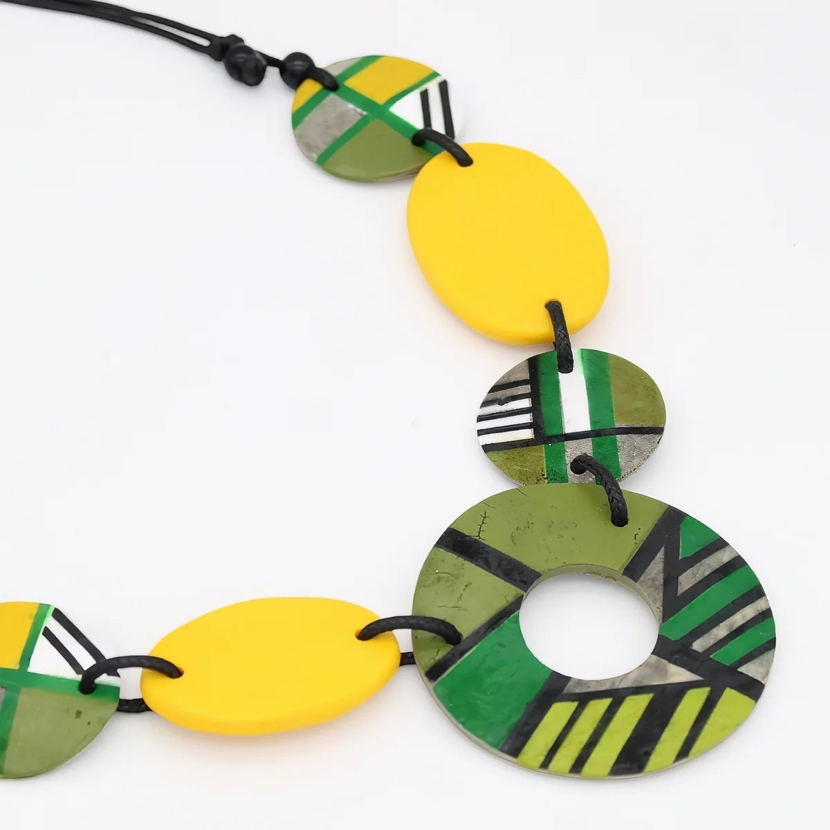 SYLCA Green Geo Addie Necklace