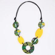 SYLCA Green Geo Addie Necklace
