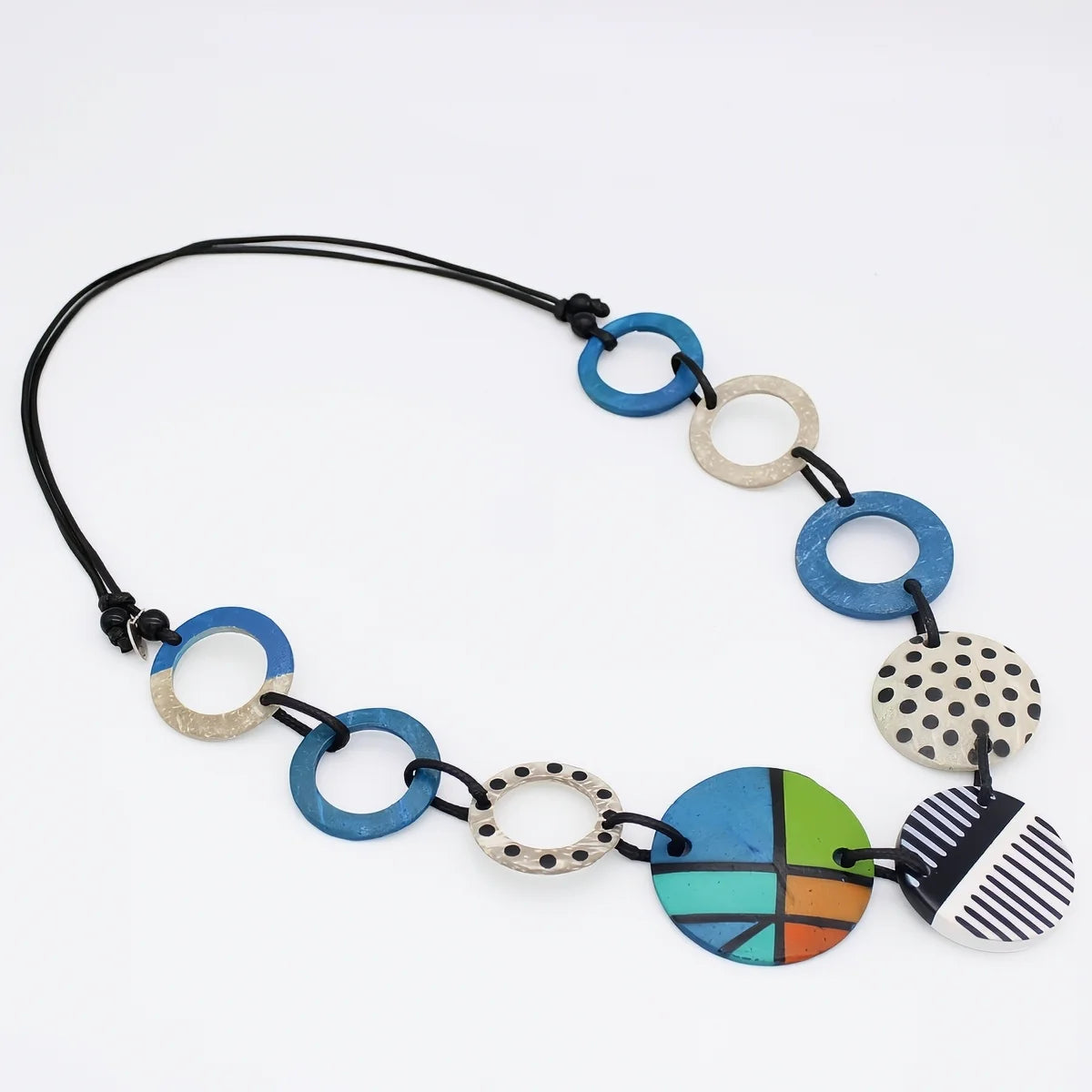 SYLCA Blue Bree Link Necklace