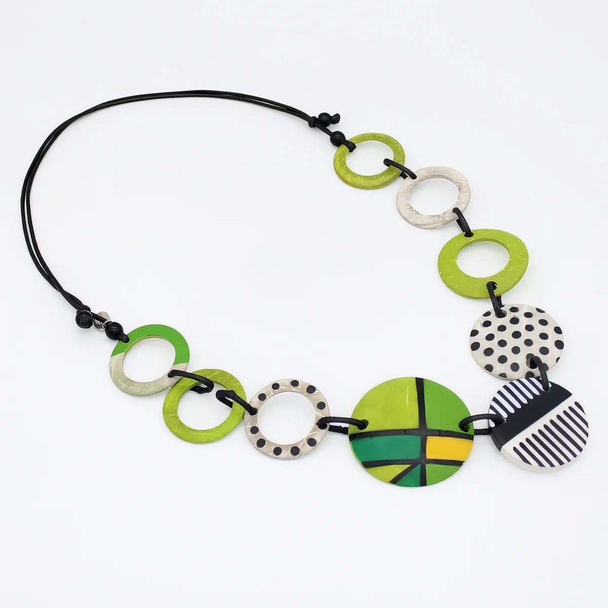 SYLCA Green Bree Link Necklace